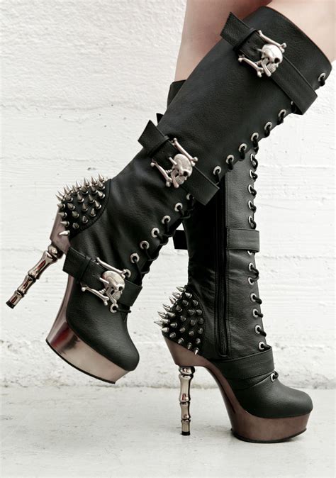 spiked boots